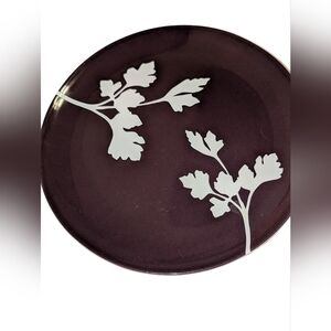 Rare IKEA Eggplant Plum Large 12" Plates Portugal